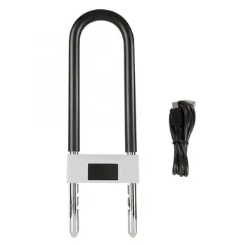 

Intelligent U-type Bluetooth Fingerprint Lock IP65 Waterproof USB Portable Anti-theft Car Motorcycle Bicycle Bluetooth Lock