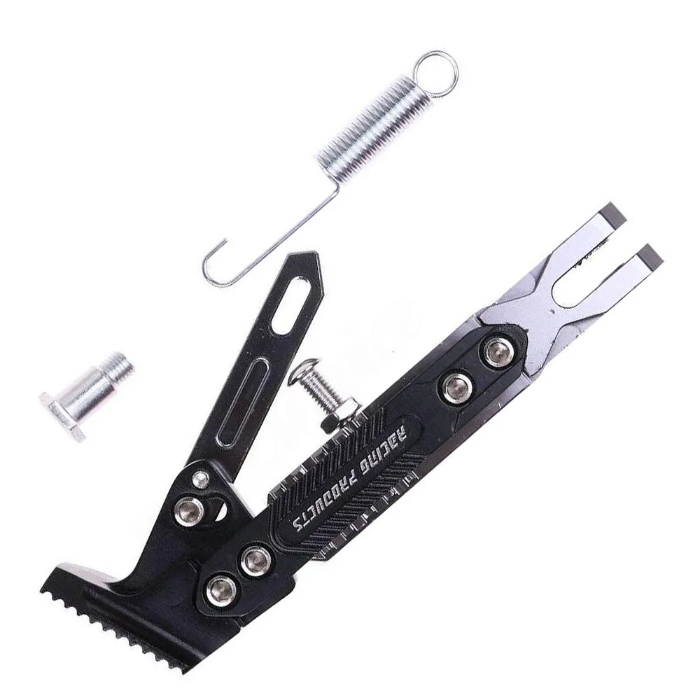 Motorrad Kickstand Pad - Anti Rutsch Seitenständer Verlängerung Schwarz