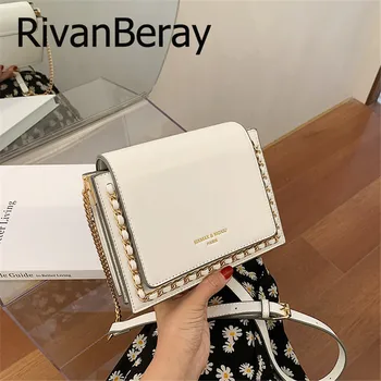

Designer Luxury Letter Chain Weave Crossbody Bags for Women Solid Color Pu Leather Mini Shoulder Bag Female Fashion Phone Purses