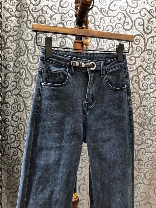 casual women's New pants with irregular buckle decoration in early autumn 1007