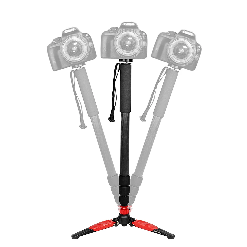 Telescopic Carbon Fiber Lightweight Photography DSLR Camera Monopod
