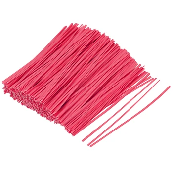 

uxcell 1000pcs 5 Inches Plastic Twist Ties Reusable Cable Cord Wire Ties Red For Home, Business, Institutions