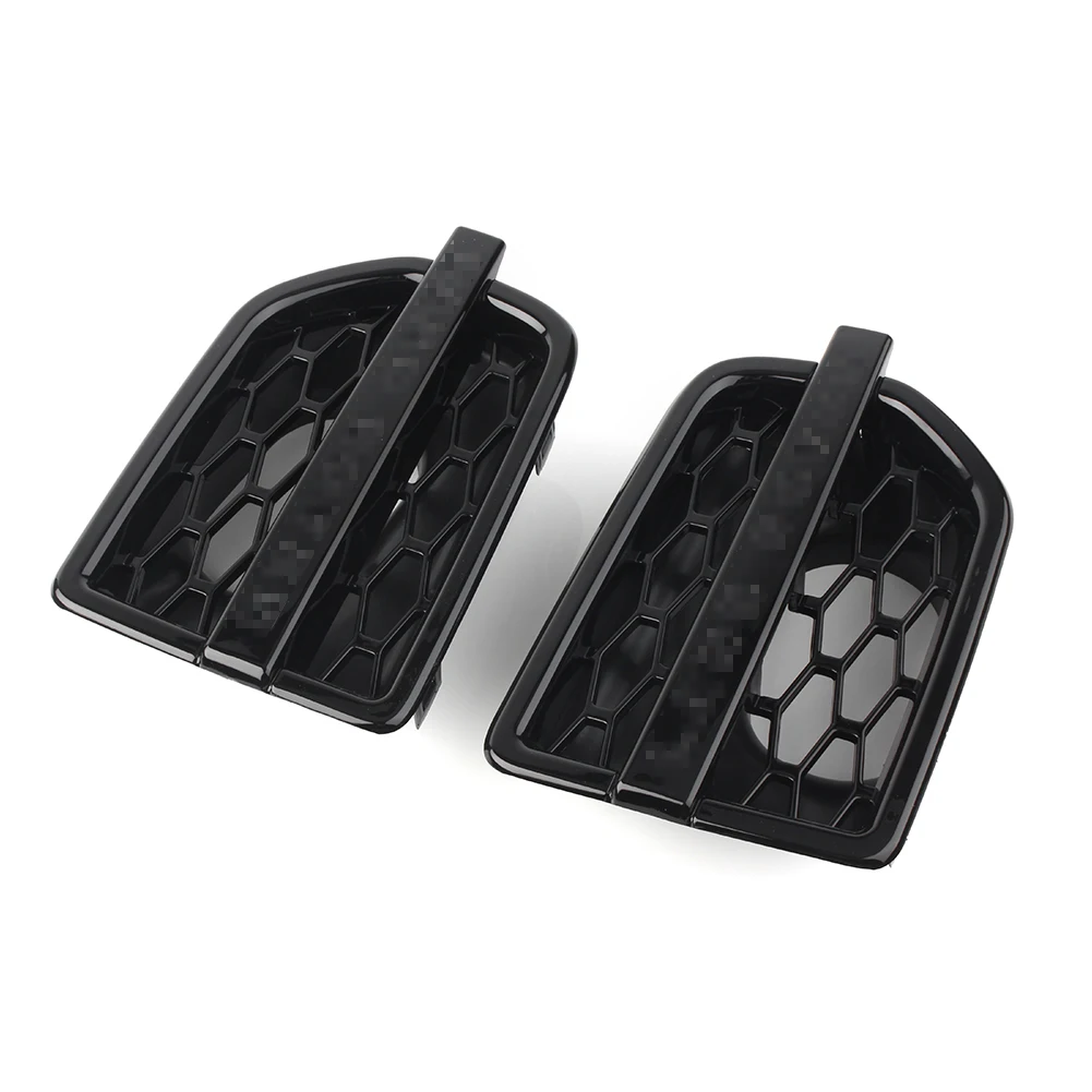 2Pcs Gloss Black ABS Car Air Intake Fender Vents Side Grille For Land Rover Discovery 4 LR4 2010 2011 2012 2013 2014 2015
