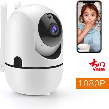 

Wireless WiFi IP Camera 1080P HD Indoor Baby Pet Remote Monitoring Camera 2-Way Audio Night Vision Support Google/Alexa