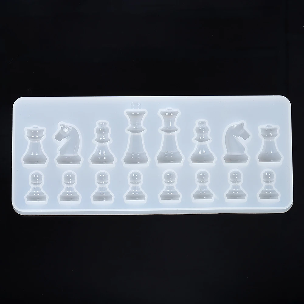 Handmade DIY Silicone Epoxy Resin Craft Mold Chess Ring Making Mould Craft Tool
