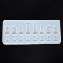 3D UV Resin Chess Mold Silicone Epoxy Resin Molds For DIY Jewelry Making Tools Resin Moldes Selicone Handmade Craft Findings