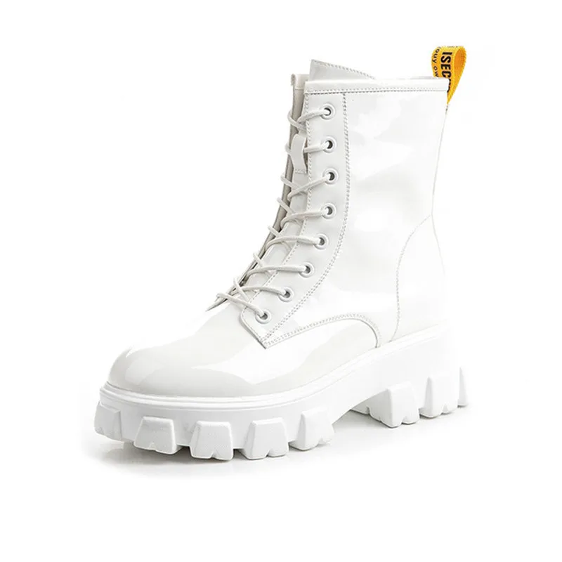 Ботинки Martin женские модные новые универсальные толстые кожаные ботинки на весну