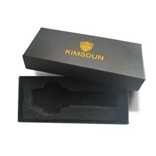 Kimsdun/Золотой Liston флип часы коробка черный и белый с узором часы коробка квадратная Подарочная коробка крышка и база коробка