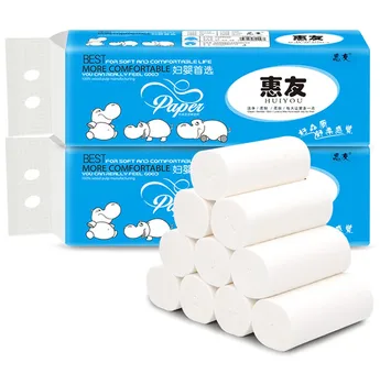 

10 Roll Hygienic Roll Paper Affordable Coreless Paper Towels Toilet Paper
