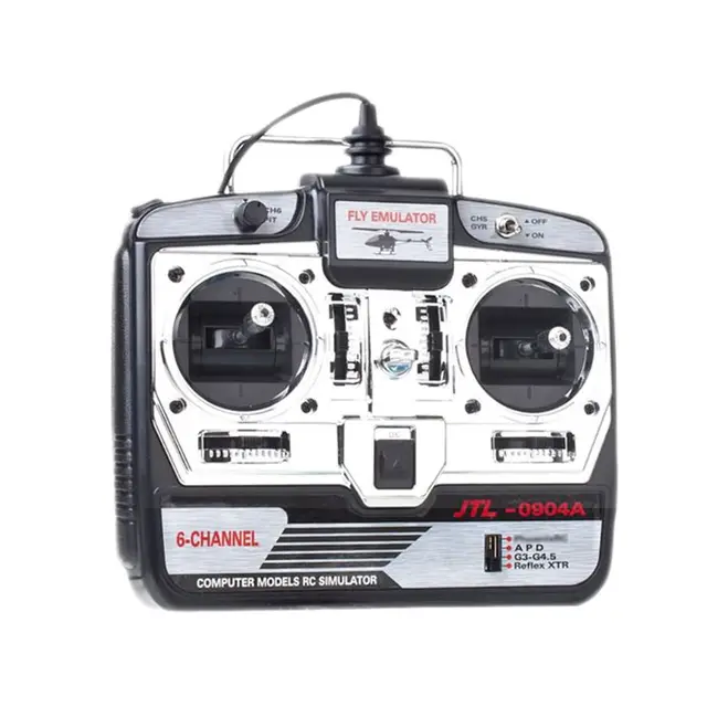 6CH RC Flight Simulator JTL-0904A Support Real RF7 G7 Phoenix 5.0 XTR Drone Mode R7RB 4