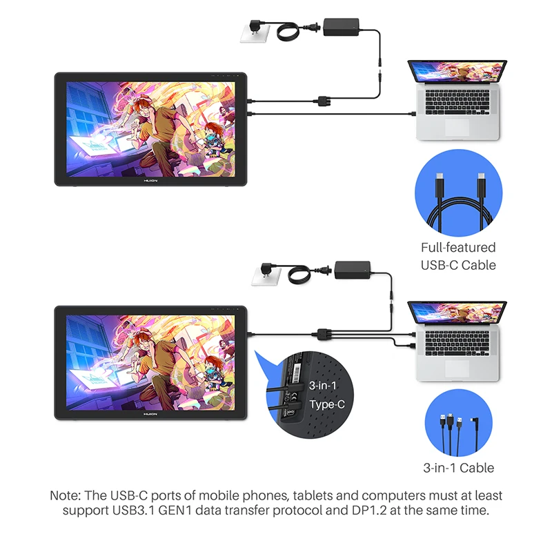 2025 Kamvas 24 Plus Pen Dispaly شاشة تابلت 23.8 بو...