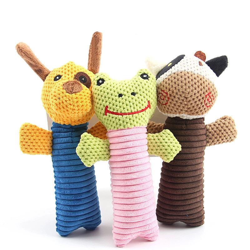 1pc Colorful Screaming Rubber Pig Pet Teasing Squeak Squeaker Chew Toy Puppy Toy for Dogs for Large Dogs Sound Voice Dog Toys