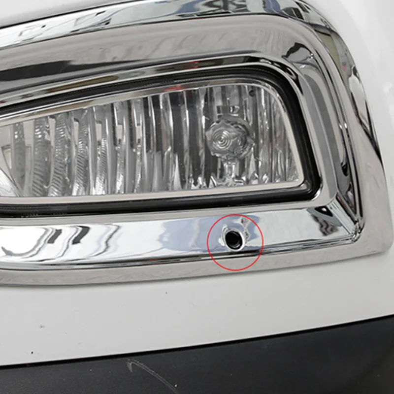 Для hyundai Tucson IX35 внешний ABS хромированный передний светильник, крышка для лампы, автомобильные аксессуары