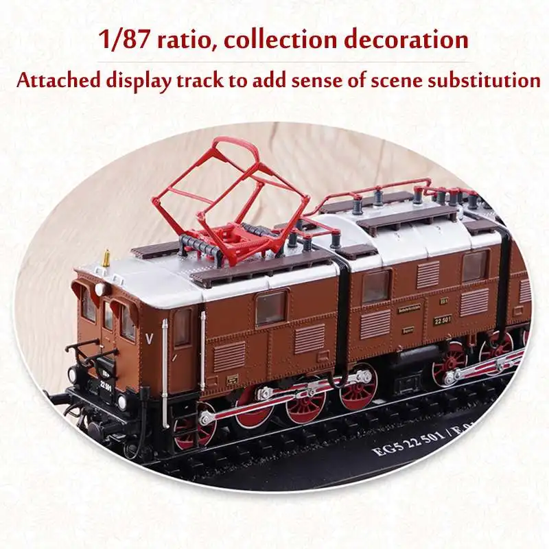 Новинка 1: 87 Ретро модель поезда E16 07(1927) Паровая модель поезда детские игрушки подарки высококачественный каучук