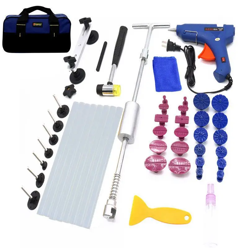 

Car Depression Repair Tool Set Car Body Sheet Metal Bump Pit Seemless Repair Sucker Suction Pit Useful Product Hole-Paint Sprayi