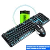 Recharging Wireless Keyboard Gaming Mechanical Feeling Keyboards RGB Backlit 2.4g Wireless Mouse 2400dpi Pc Gamer Keypad Punk ► Photo 3/6