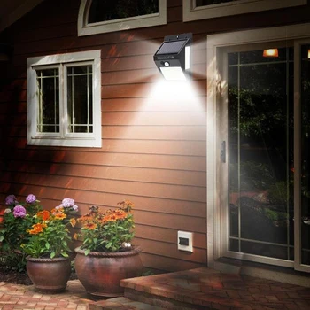 

LED Solar Light Outdoor Solar Lamp PIR Motion Sensor Wall Light Waterproof Solar Powered Sunlight For Garden Decoration