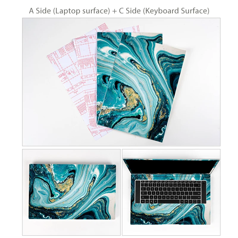 Double-sided decal laptop sticker laptop skin 11 12 13 14 15 16 inch for MacBook Pro 16 Pro 15 Touch Bar 13 Acer Lenovo