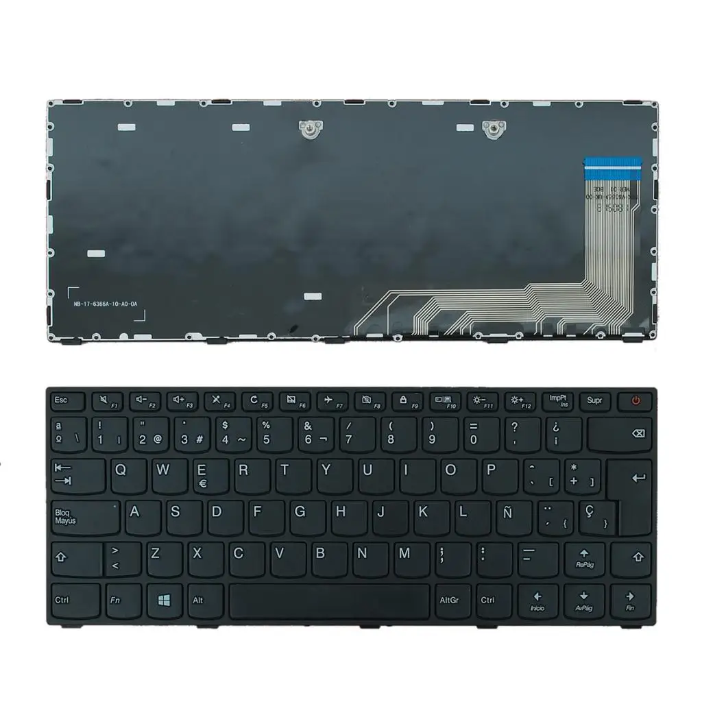 ЛАТИНСКАЯ Испанская раскладка для замены клавиатуры для lenovo IdeaPad 110-14ISK Клавиатура ноутбука серии Ремонт Часть