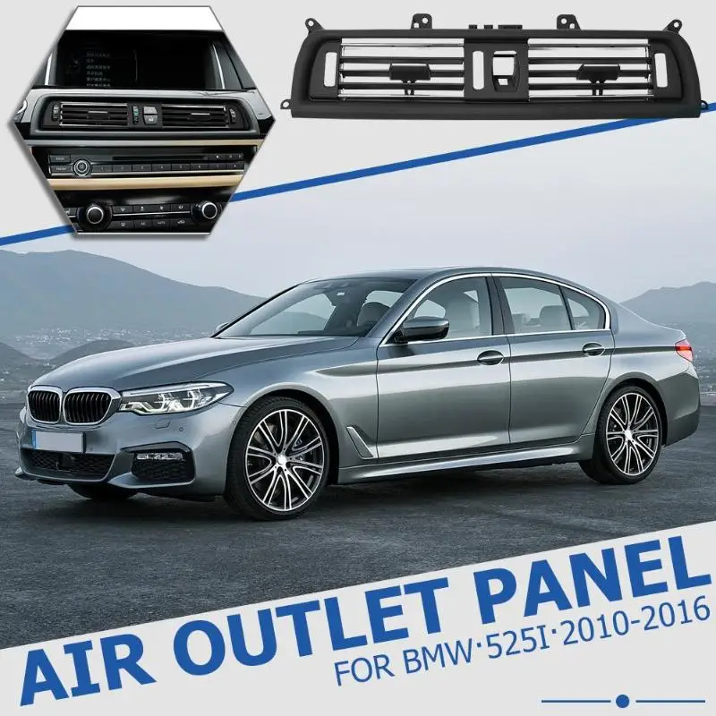 Передняя консоль Grill Dash Air Vent OE 64229166885 инструменты для 523i 528i 530i 530d 520d xDrive · 2010- 525d xDrive · 2010