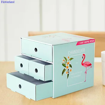 

Creative Office Desktop Drawer Storage Box Multi-layer Data Organizer File Holder Box Office File Bar Desktop Storage Box