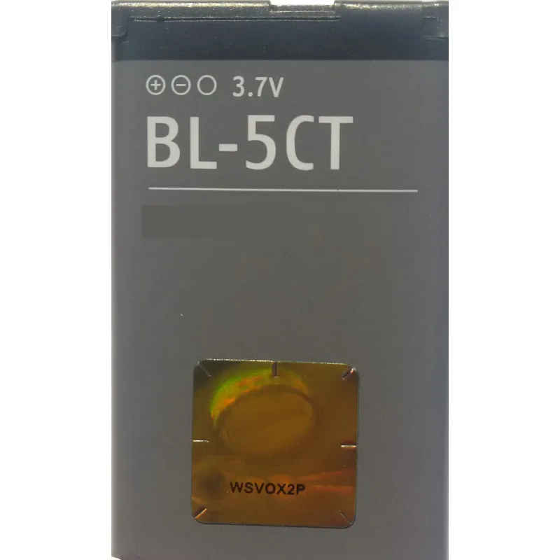 Аккумуляторная батарея BL-5CT для Nokia 3720 Classic 5220 XpressMusic 6303 6303i 6730 С3 C3-01 C5 ( BL5CT BL 5CT BL5 ) |