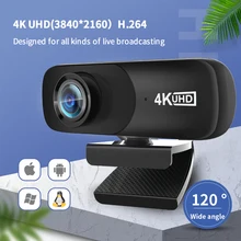 C160 c160 hd webcam com microfone câmera web para computador 4k usb webcam completo hd 800w pixels