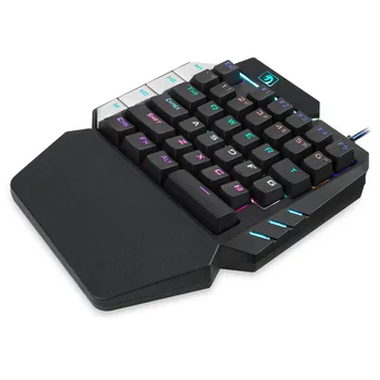 

Eagiacme K109 One-hand Mechanical Gaming Keyboard 38 Keys Wired Gamer Keyboad RGB Backlight MX Blue Switch Keyboard For PUBG