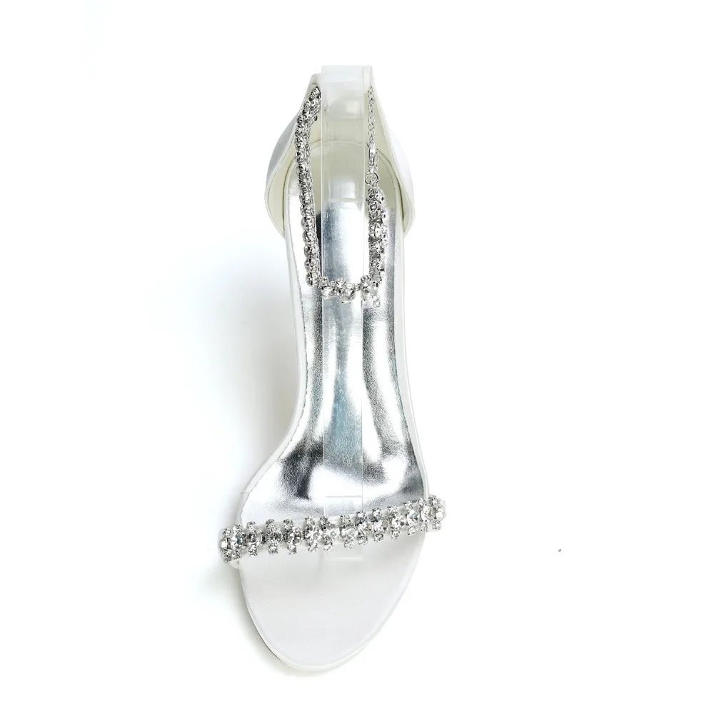White crystal sandals 3