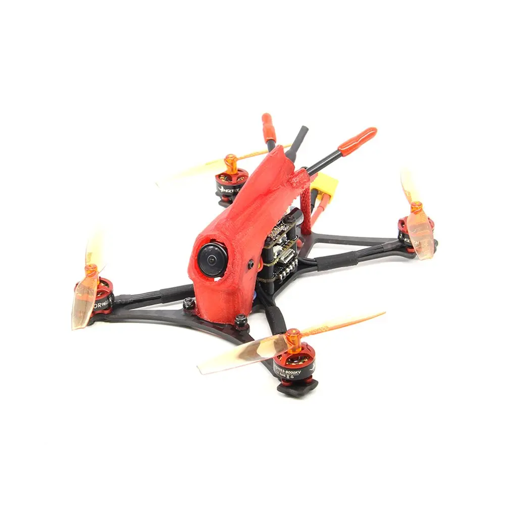 HGLRC зубочистка Parrot120 микро RC FPV гоночный Дрон PNP F411 2-4S управление полетом 13A 4в1 ESC 1103 8000 кв мотор-красный