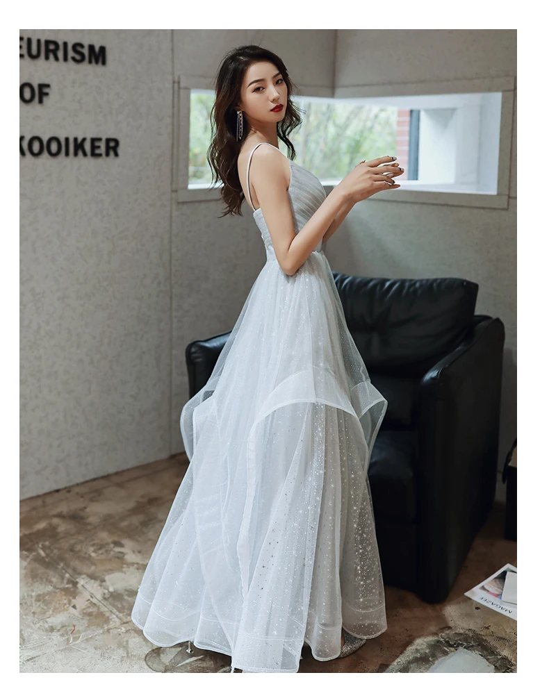 Vestidos De Gala, фатиновые платья для выпускного вечера со стразами, длинные,, блестящие, Vestido Formatura, вечерние платья с v-образным вырезом, Robe De Soiree