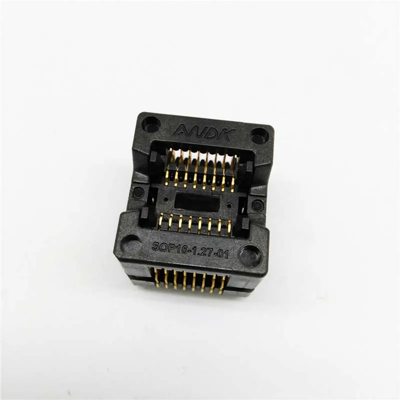 ANDK SOP16 SOIC16 SO16 IC тестовый разъем для сжигания в розетке шаг 1 27 мм ширина корпуса 5 0
