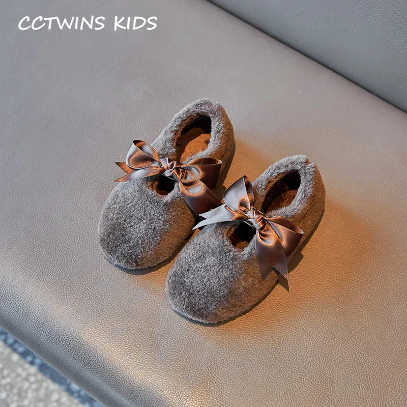 Thin Coffe CCTWINS/детская обувь; коллекция года; Сезон Зима; модная детская обувь Mary Jane для маленьких девочек; Брендовая обувь принцессы на плоской подошве; Праздничная обувь с бабочкой для малышей; GM2514 - Цвет: Thin Coffe
