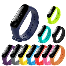 Bracelet intelligent pour le bracelet de remplacement Xiao mi band 4, pour le bracelet de remplacement multicolore Xiao mi band 3(China)