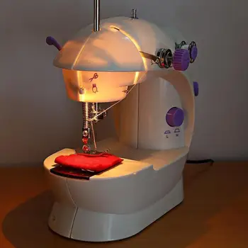 

Household Plug Electric sewing machine set sweing Tailor Electric Multifunction Mini Small Sewing Portable Machine Househol P3S6