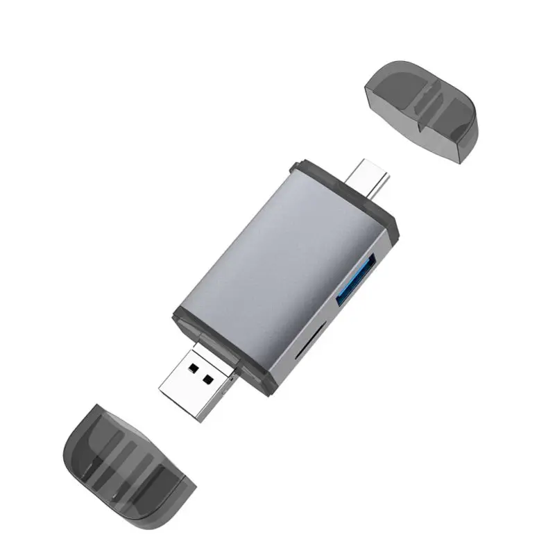 3 в 1 Универсальный адаптер для чтения карт usb type-C к USB TF безопасные цифровые карты памяти аксессуары для Android мобильного телефона компьютера