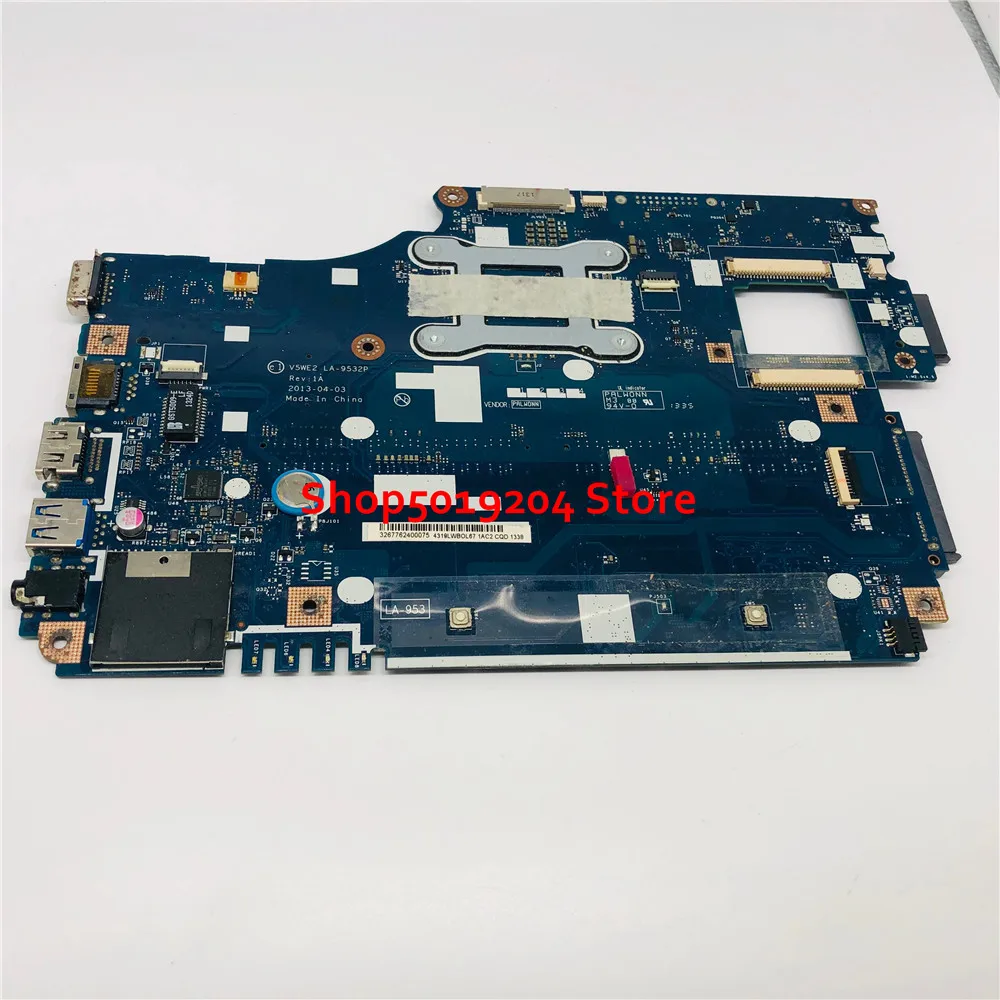 Для acer E1-572G E1-572 E1-532 E1-532G материнская плата V5WE2 LA-9532P Материнская плата ноутбука 2955U SR1DU