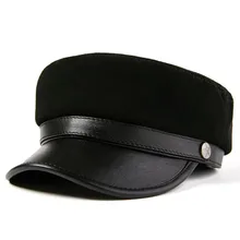 Модная однотонная Кепка в стиле милитари с козырьком, осенне-зимняя винтажная Кепка в стиле пэчворк из натуральной кожи, берет для женщин, плоская кепка в английском стиле