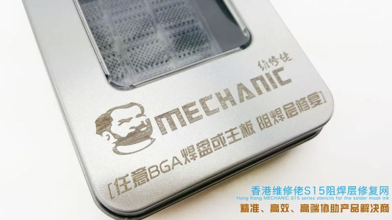 BGA паяльная маска ремонт зеленая масляная сетка для iPhone A8 A9 A10 A11 чип трафареты для Soder маска чернила