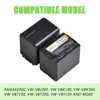 3900mAh VW-VBT380 Battery + LED Charger for Panasonic HC-V720,HC-V727,HC-V730,HC-V750,HC-V757,HC-V760,HC-V770 and More ► Photo 3/6