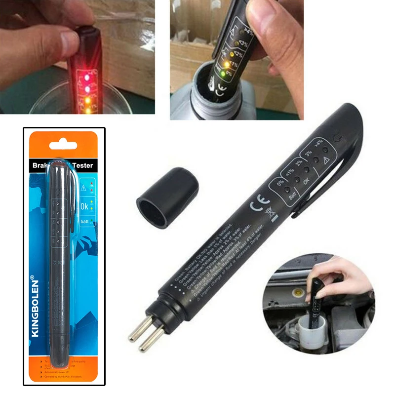 Детектор тестер для масла ручка жидкий ручной светодиодный измерительный инструмент замена аксессуар мигающий переключатель прочный