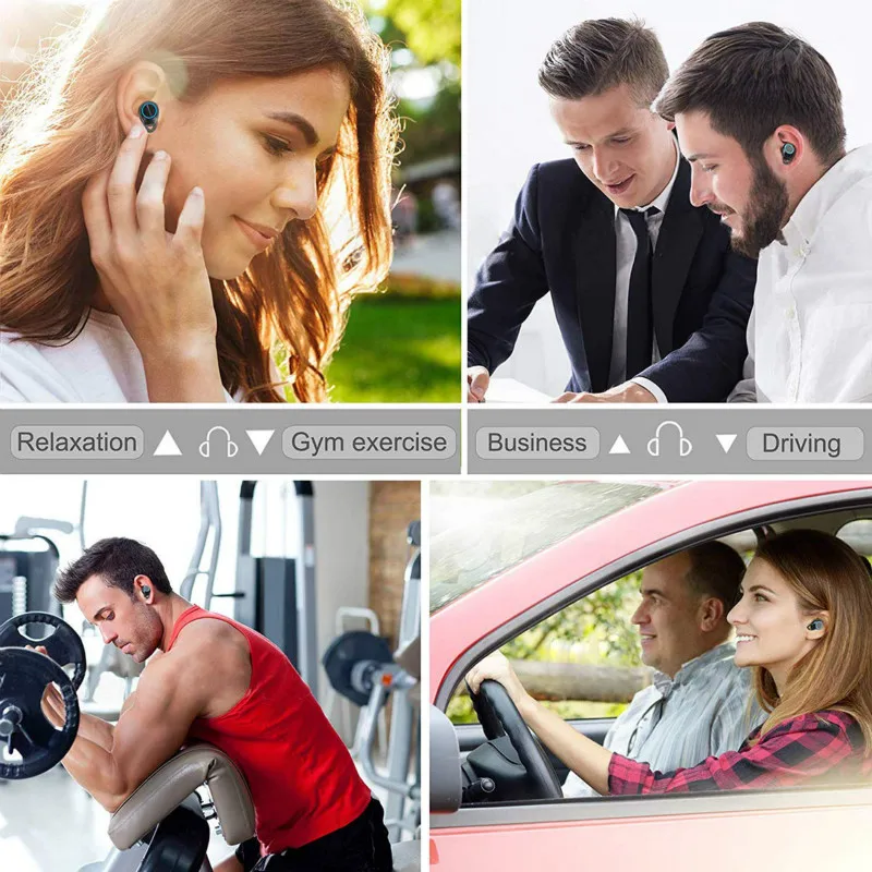 X6 TWS Bluetooth Earphone Wireless Sport Earphones Bass Running Earbuds for Iphone Xiaomi Huawei Samsung