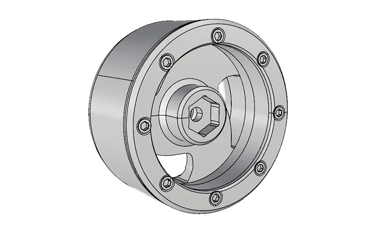 GRC 4 шт./лот G55 2,2 дюйма металлический Beadlock обод колеса сканеры автомобильные запчасти для осевой TRX4 Gen 2