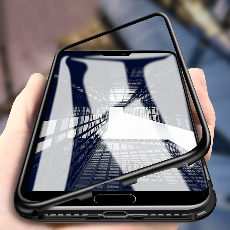 

Magnetic Adsorption Metal Tempered Case For Xiaomi Redmi K20 7A Note 7 6 5 Pro Mi 9T Mi 8 Lite SE Mi 9 SE Pocophone F1 Cover