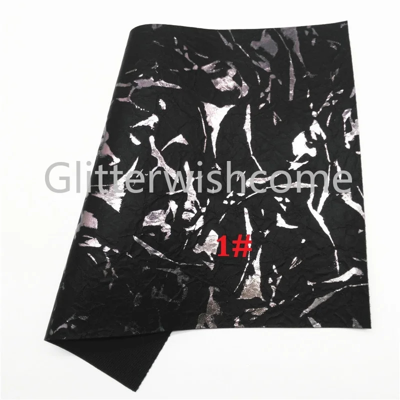 Glitterwishcome 21X29 см A4 размер винил для бантов металлик Синтетическая кожа ткань, искусственная кожа листы для бантов, GM678A