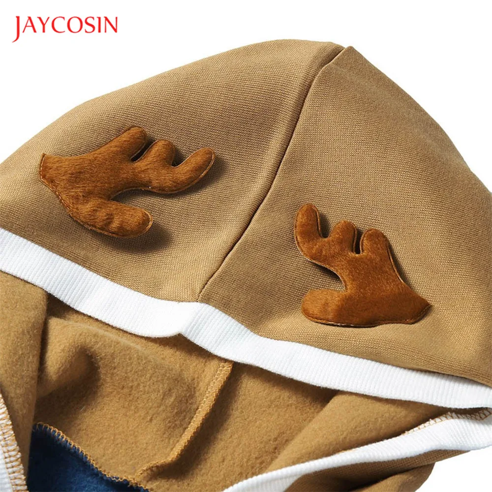 Joycosin, рождественские мужские толстовки, толстовка, новая модная одежда, с капюшоном, с оленем, с длинным рукавом, пуловер, мужские топы, вечерние, праздничные