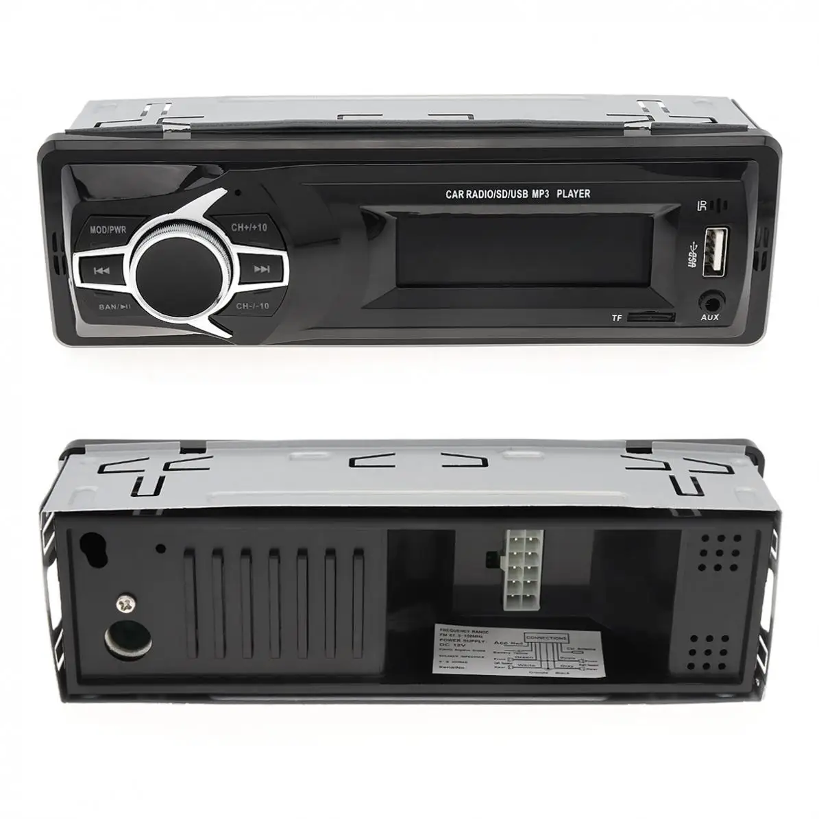 12 V ЖК-дисплей Дисплей автомобиля радио MP3 игрок автомобиля цифровой FM стерео музыкальный радиоплеер 4 громкий Спик rusb mp3 плеер для