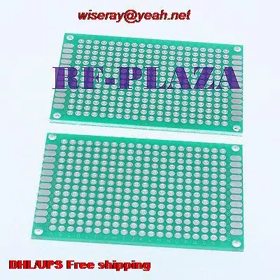 DHL/EMS 500 шт 4x6 см двухсторонний Прототип PCB универсальная печатная плата Луженая печатная плата Connector-A6