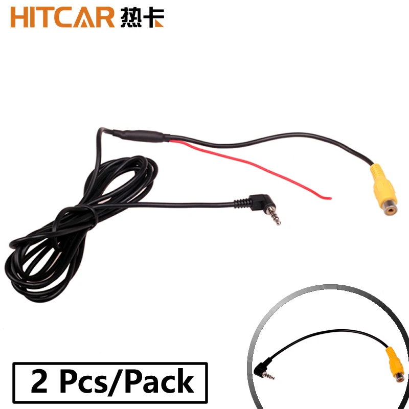 Автомобильный RCA к 2,5 мм AV в HDMI конвертер кабель для камеры заднего вида парковочная Камера для Видеорегистраторы для автомобилей видеокамера gps Tablet 2 шт./упак