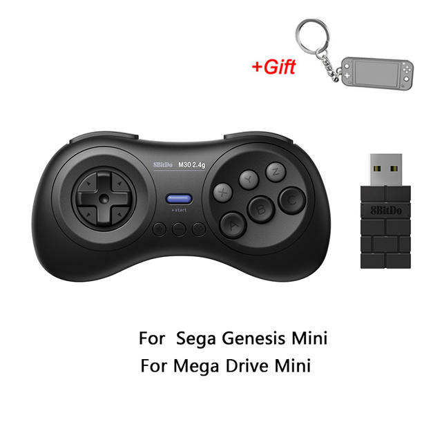 M30 2.4G Wireless Controller Gamepad for Sega Genesis Mini and Mega Drive Mini - Sega Genesis